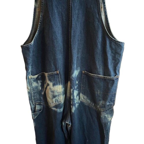 Vintage denim utility boiler suit overalls jumpsuit by J B Goodhue, distressed - Picture 6 of 16